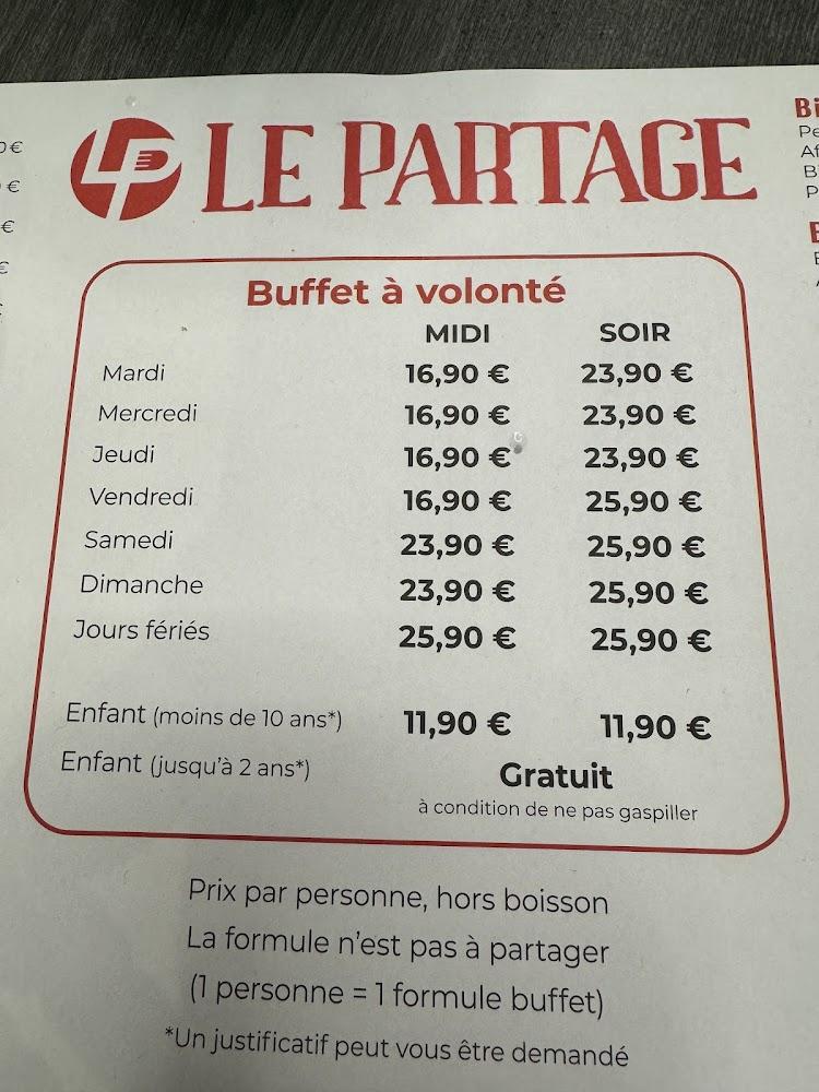 LE PARTAGE - Menu Image 4